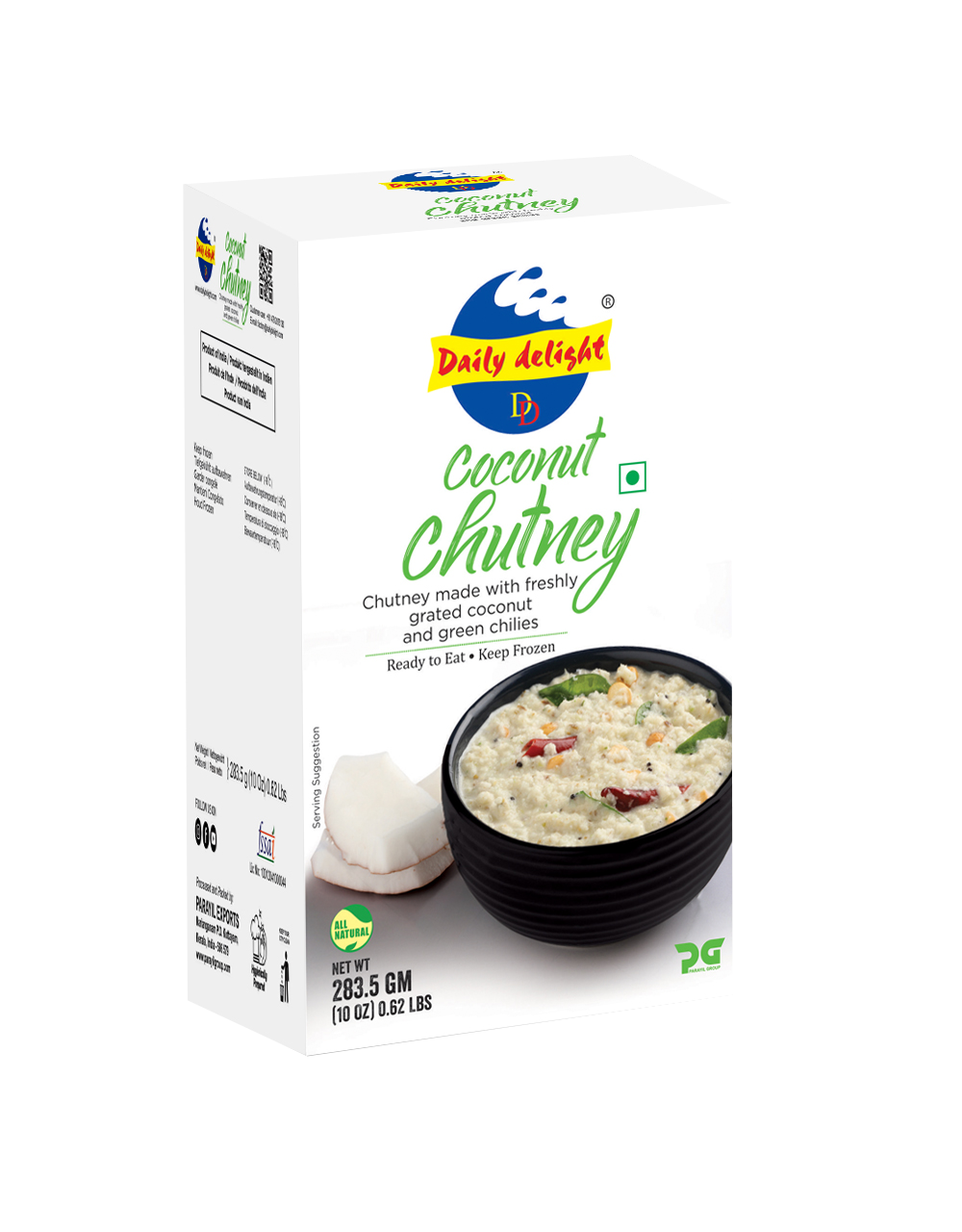 Coconut Chutney തേങ്ങാ ചമ്മന്തി 283.5 GM Daily Delight