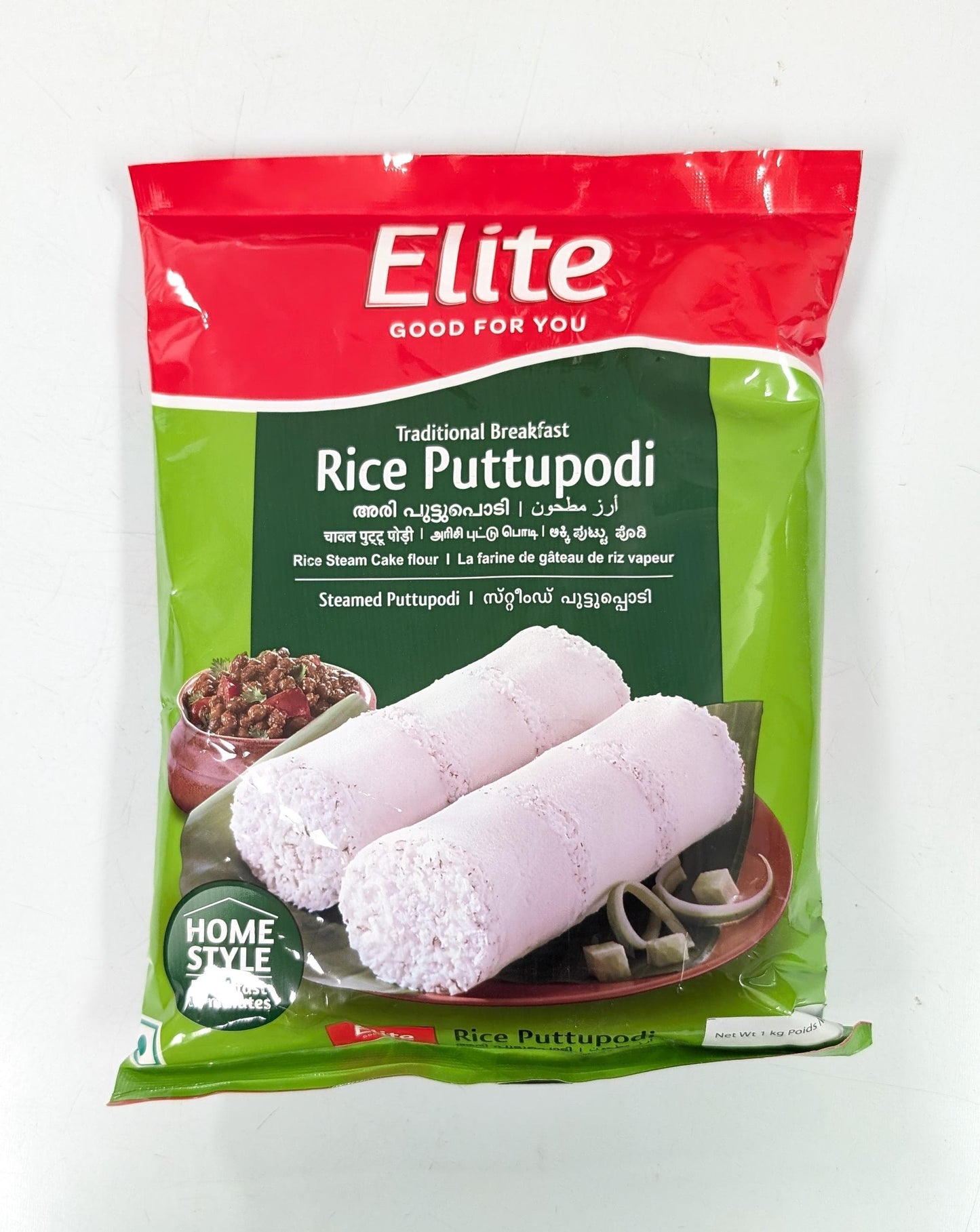 Elite Rice Puttupodi – അരി പുട്ടുപൊടി – Traditional Kerala Rice Steam Cake Flour – 1 KG