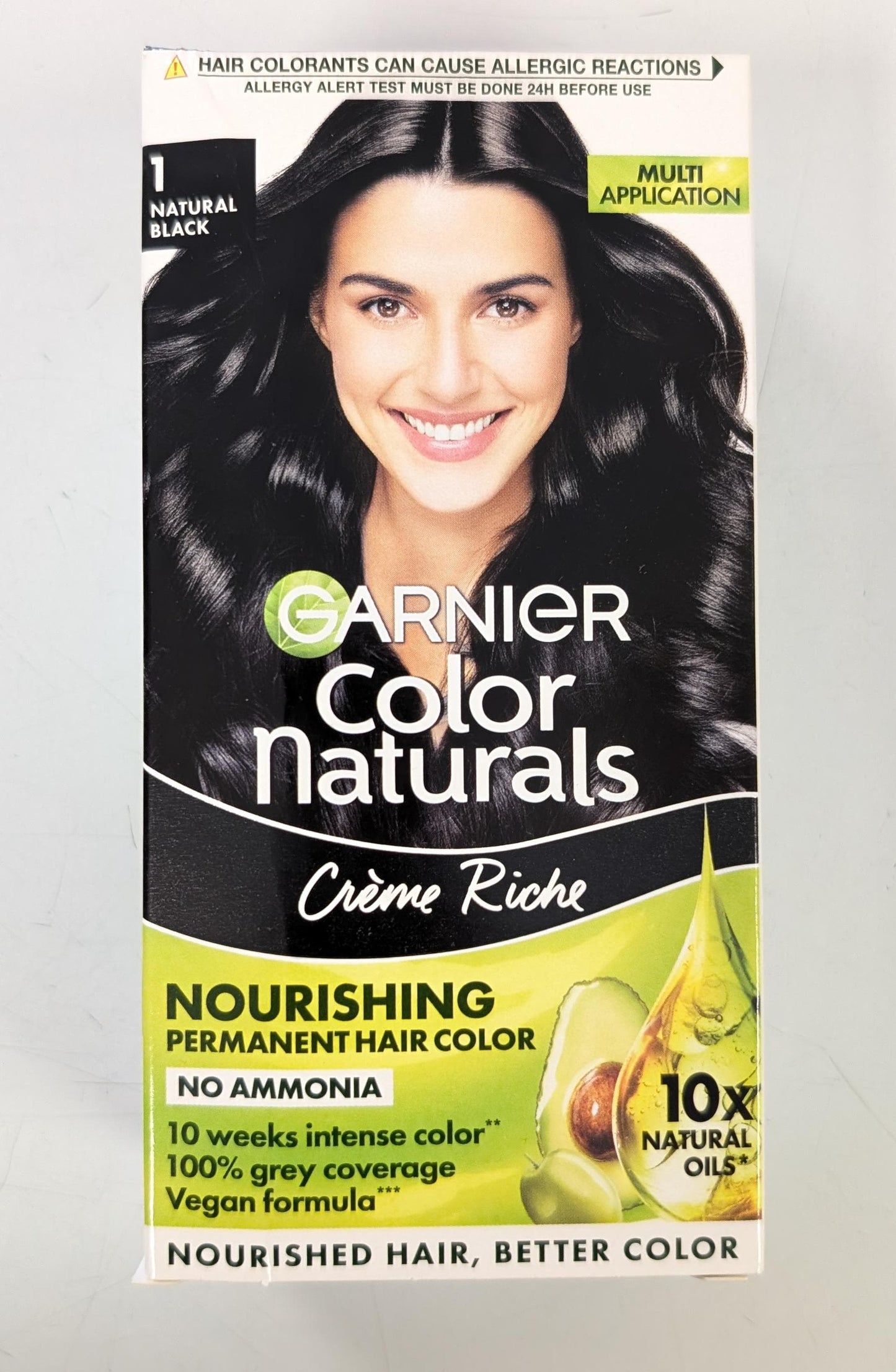 Garnier Creme Hair Color – Natural Black, No Ammonia | CeeKay Kerala Grocery Store in London & St. Thomas