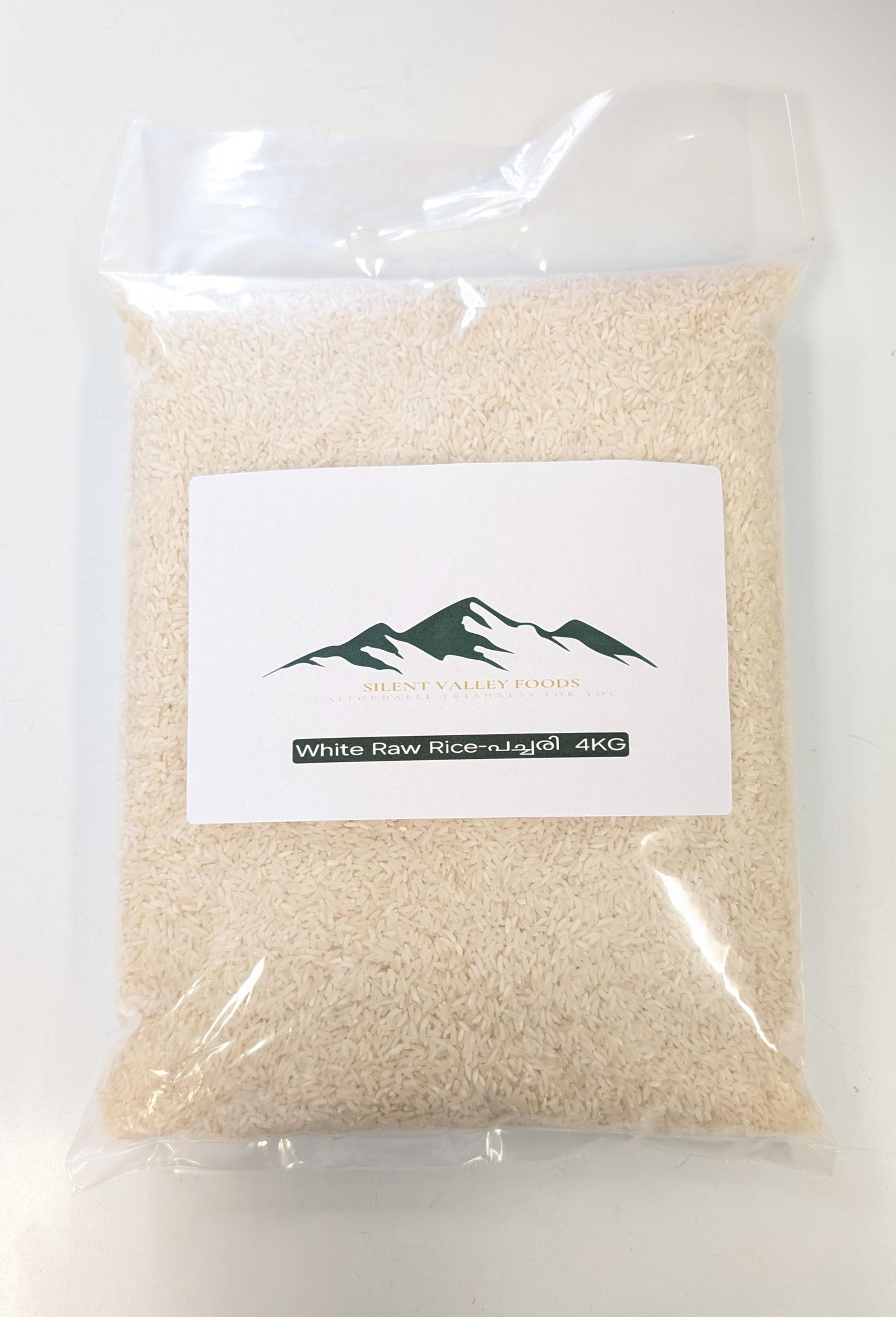 White Raw Rice Pachari പച്ചരി -4KG