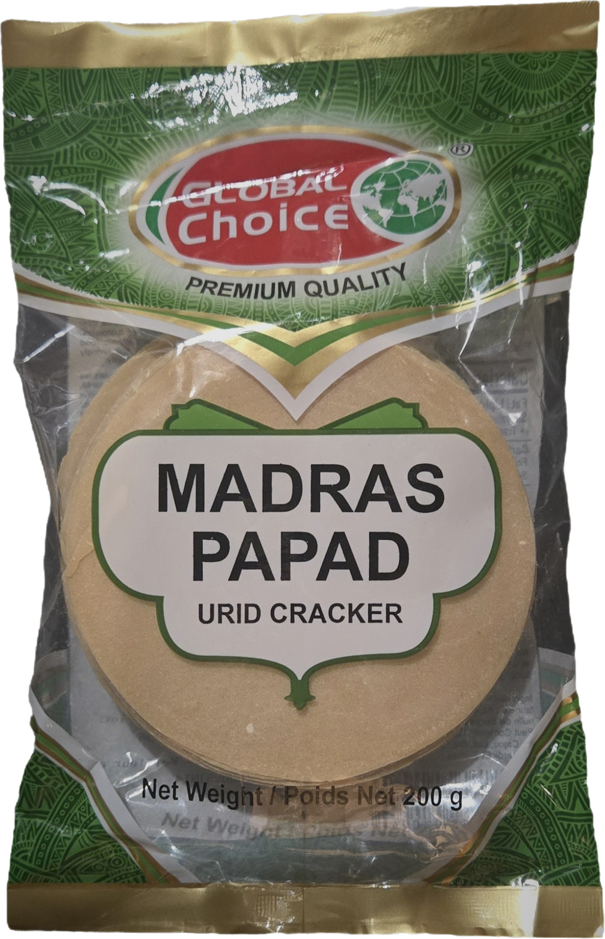 Pappadam 200 GM Global Choice.