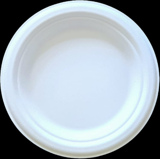 6.75 " Paper Disposable Snack Plate 40 Count