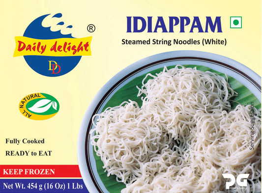 Idiyappam White ഇടിയപ്പം വെള്ള 454 GM/1 LB- Daily Delight