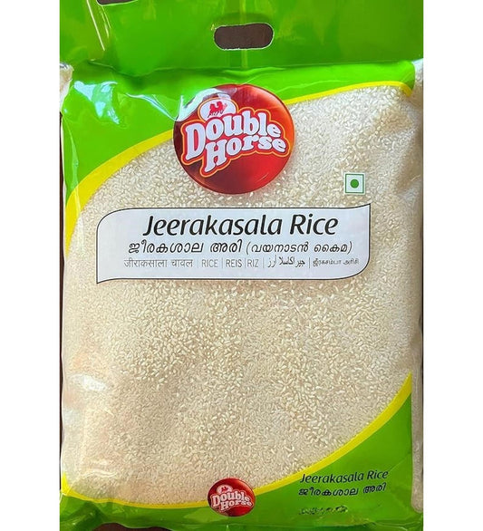 Double Horse Jeerakasala Rice | ജീരകശാല അരി – Aromatic Kerala Biriyani Rice – 2 kg
