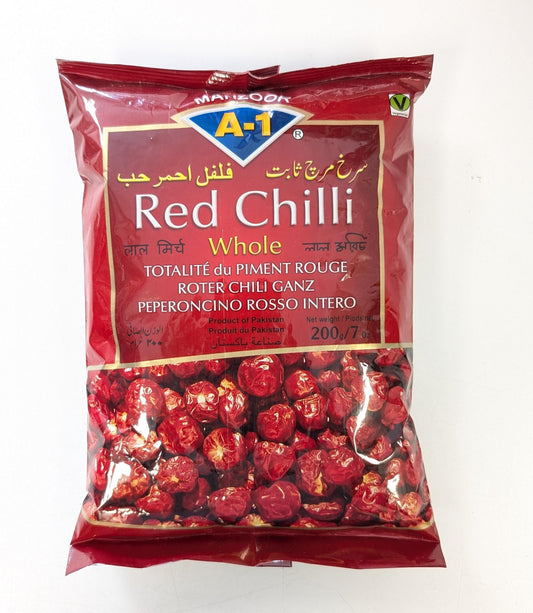 Red Chilli Whole A-1-200GM