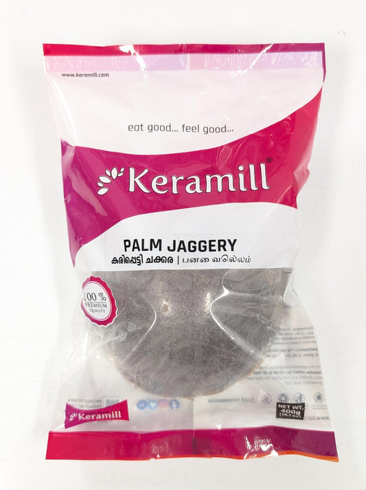 Palm Jaggery കരിപ്പെട്ടി ശർക്കര Keramill-400GM