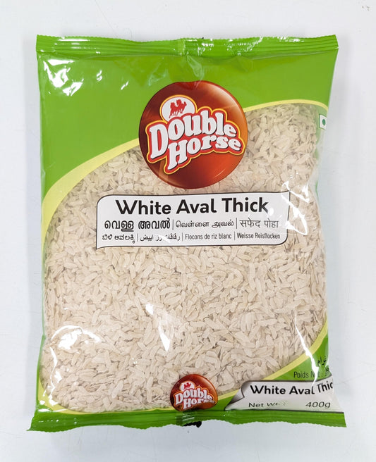 White Aval Thick Double Horse-400GM