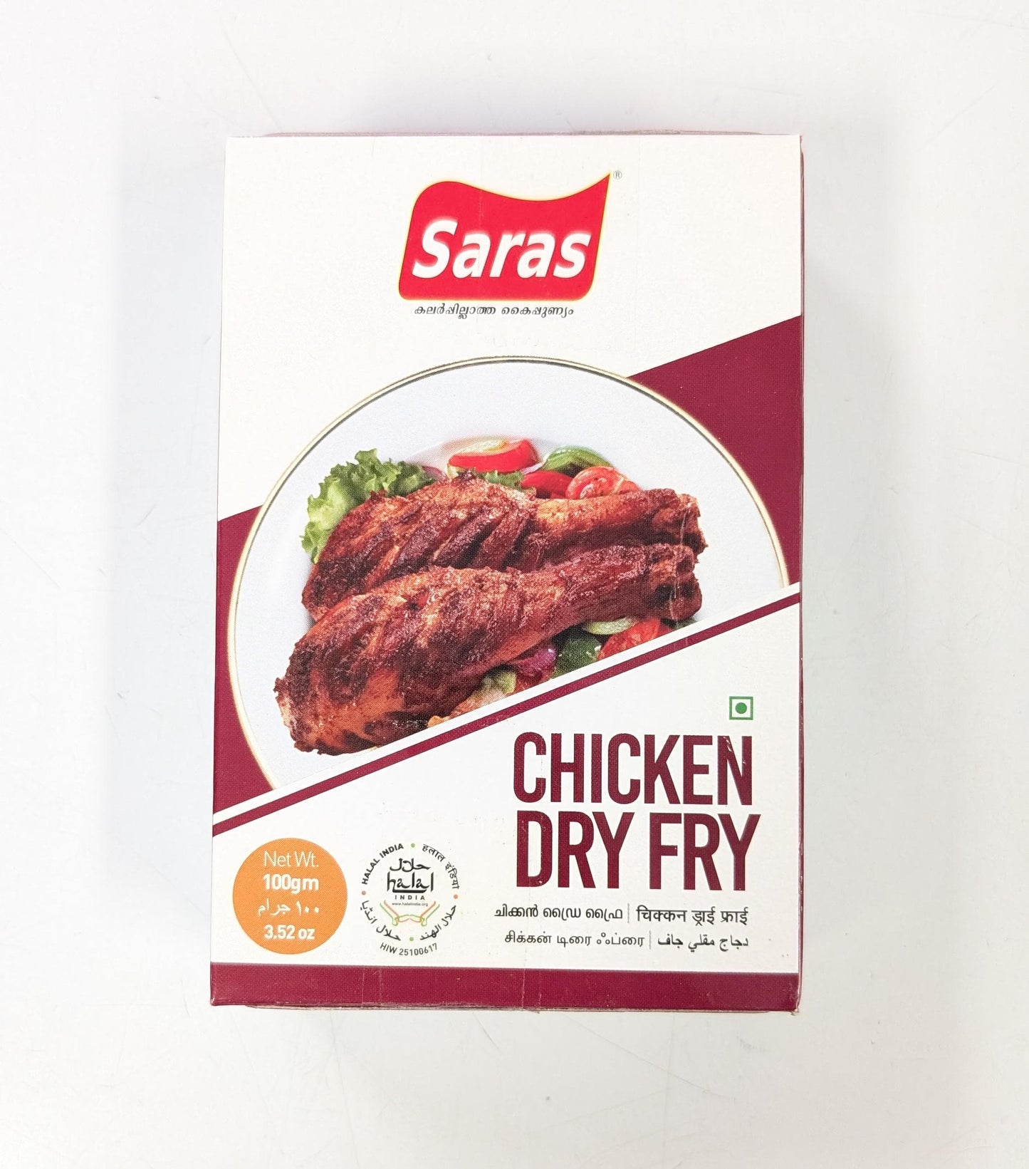 Chicken Dry Fry Masala Saras-100GM