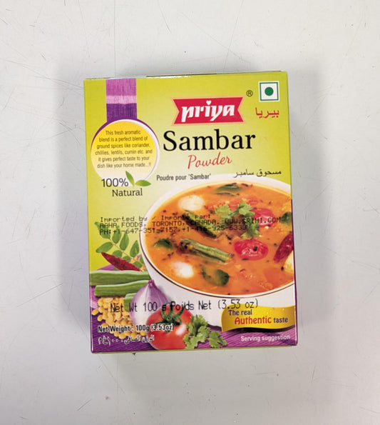 Sambar Powder സാമ്പാർ പൊടി Priya-100GM