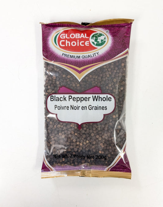 Black Pepper Whole Global Choice-200GM