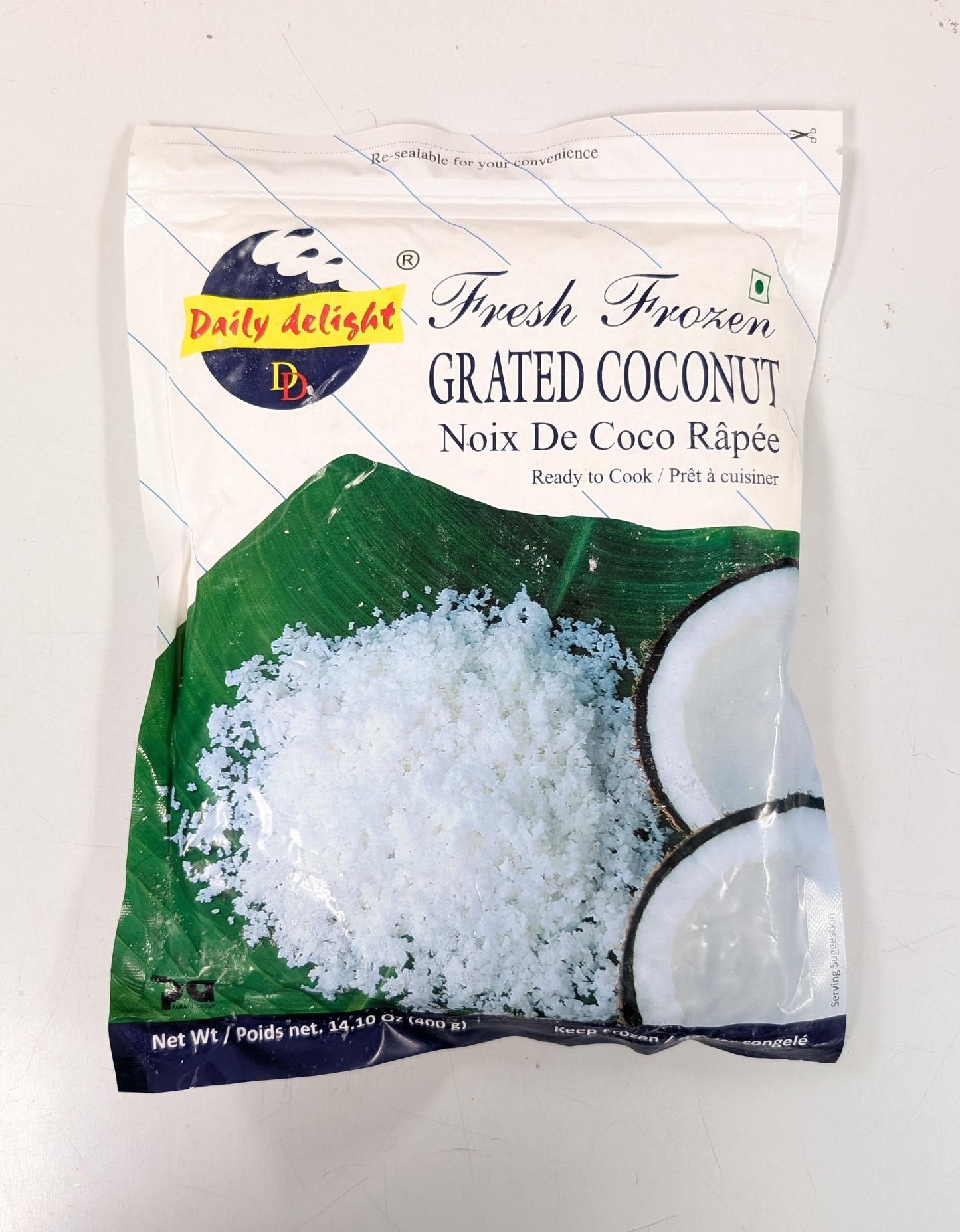 Grated Coconut തേങ്ങ ചിരകിയത് Daily Delight-400GM