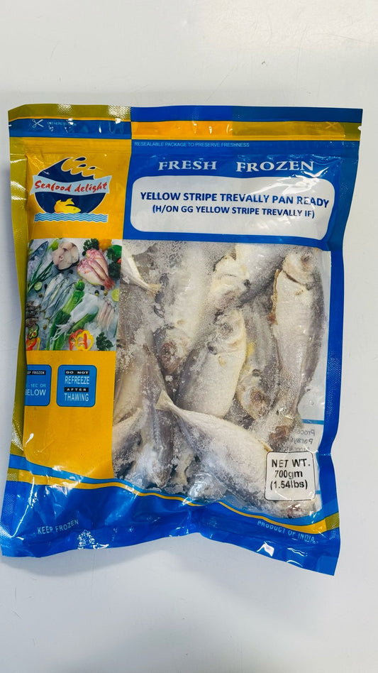 Yellow Stripe Trevally കുഞ്ഞു വറ്റ -700GM Seafood Delight