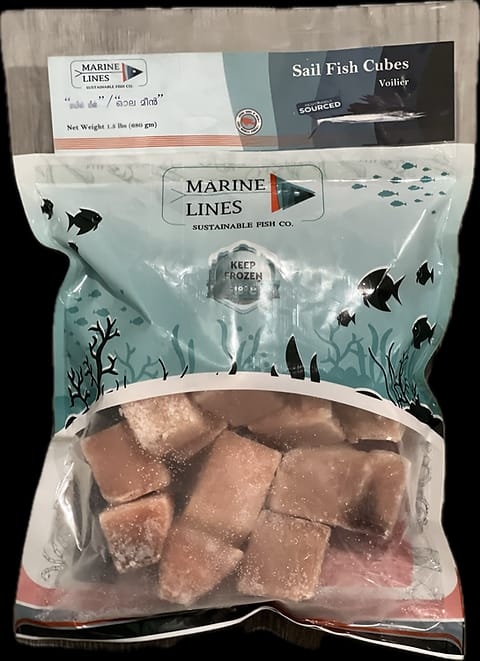 Sail Fish Curry Cut ഒലകൊടിയൻ/ഓലപ്പുടവൻ -1.5LB Marine Lines
