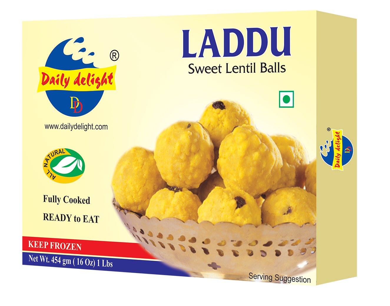 Laddu ലഡ്ഡു 454 gm/1 lb Daily Delight