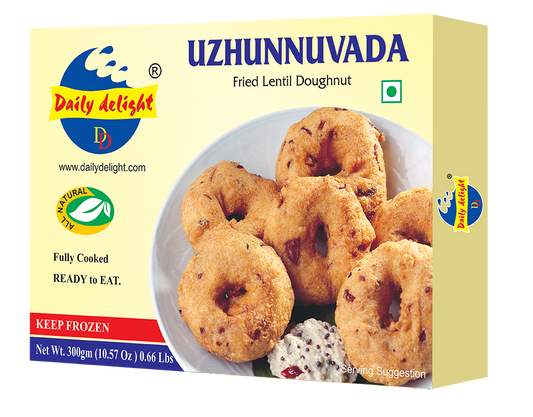 Uzhunnu Vada – ഉഴുന്നുവട | Daily Delight 300g | Ready to Eat | Buy in London & St. Thomas – CeeKay Grocers