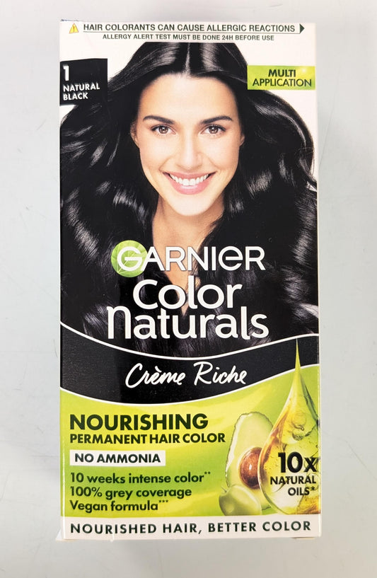 Garnier Creme Hair Color – Natural Black, No Ammonia | CeeKay Kerala Grocery Store in London & St. Thomas