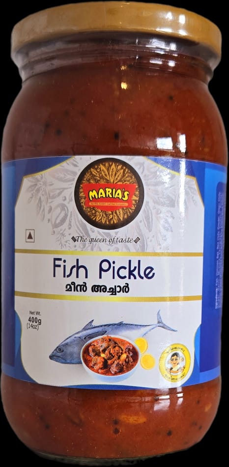 Maria’s Fish Pickle 400g – Kerala Meen Achar | Buy Online in London, St. Thomas – CeeKay Grocers
