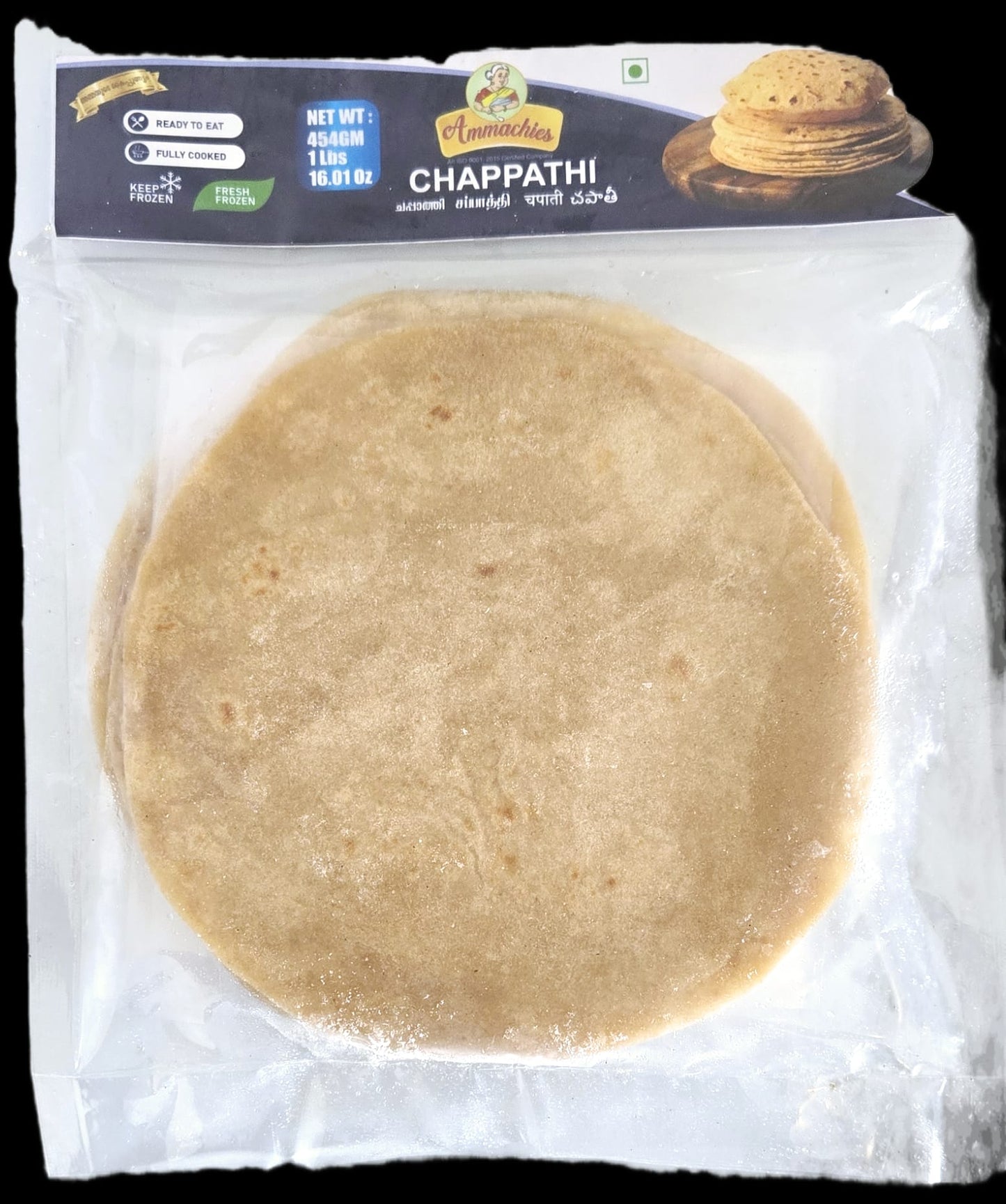 Ammachies Chappathi – Ready-to-Eat Frozen Roti 454g | Buy Online in London & St. Thomas – CeeKay Grocers