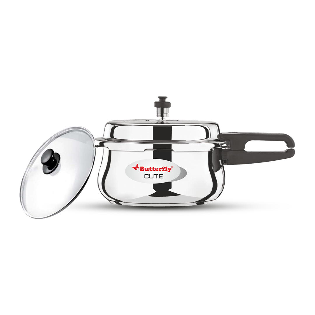Butterfly Cute Stainless Steel Pressure Cooker-2L