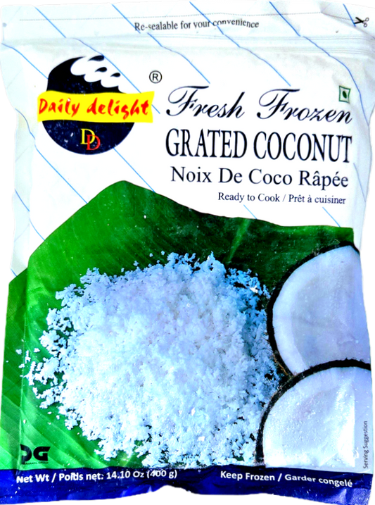 Grated Coconut തേങ്ങ ചിരകിയത് Daily Delight-400GM