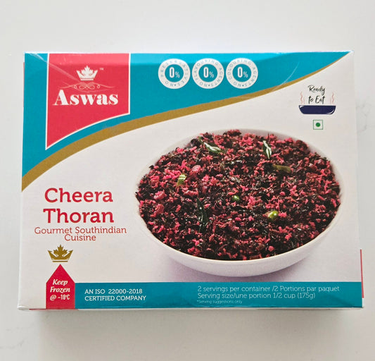 Cheera Thoran ചീര തോരൻ

350 GM Aswas