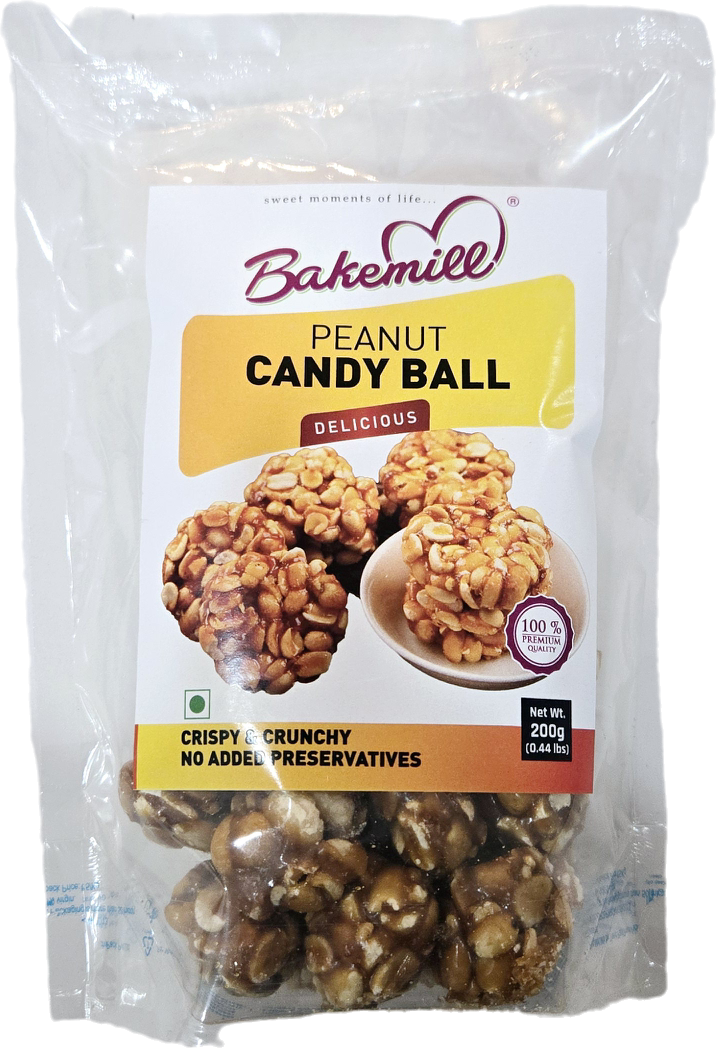 Peanut Candy Ball Kadala Mittai കടല മിട്ടായി - Bakemill-200 GM
