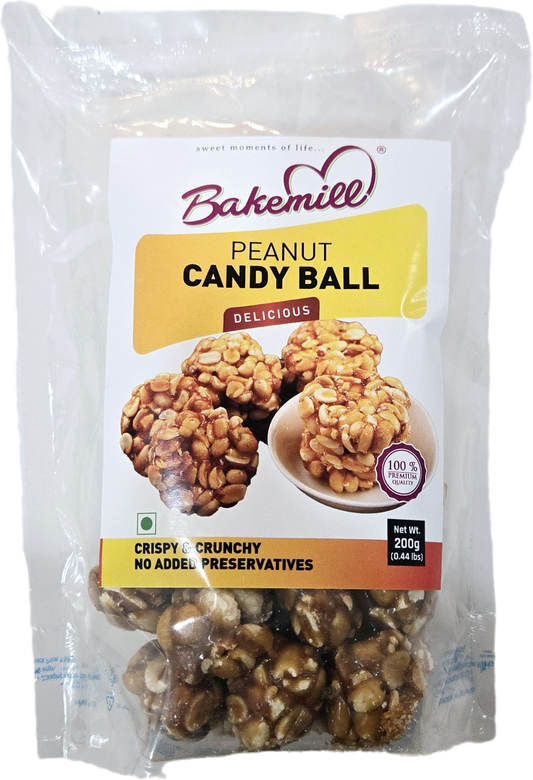 Peanut Candy Ball Kadala Mittai കടല മിട്ടായി - Bakemill-200 GM