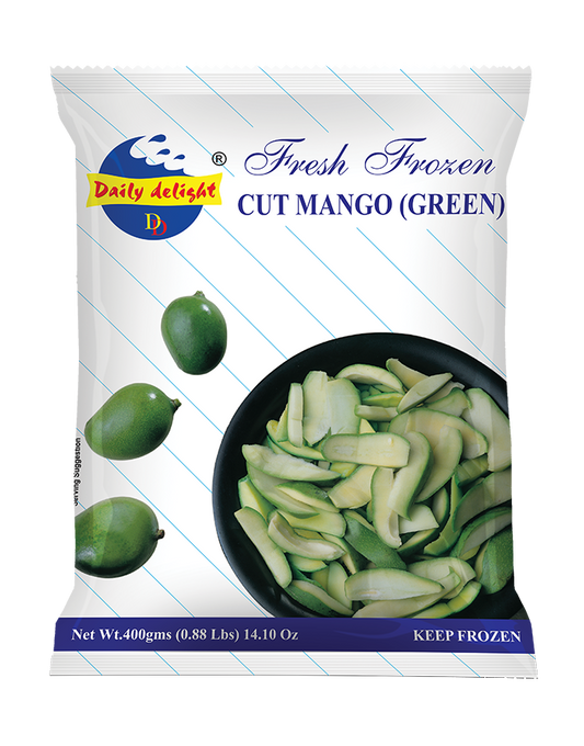 Buy Daily Delight Frozen Green Mango (പച്ച മാങ്ങ) | Cut Raw Mango 400g – CeeKay Grocers London, St. Thomas, Woodstock, Tilsonburg, Aylmer, Ingersoll